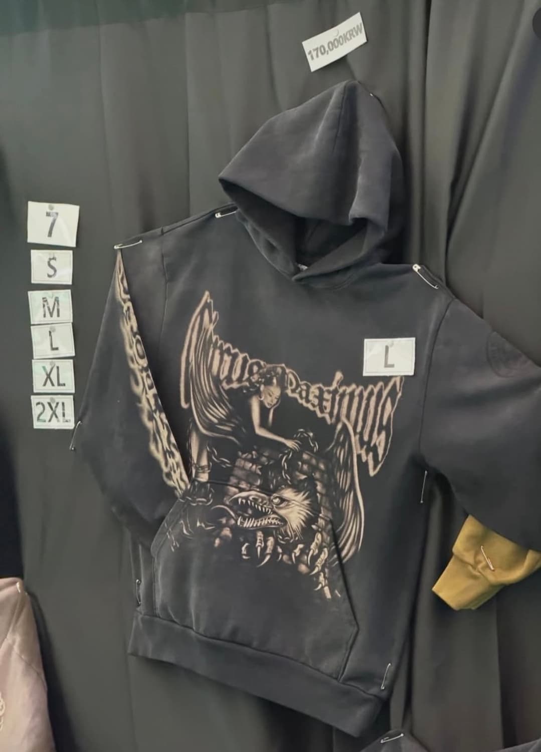 트래비스 스캇 콘서트 머천 MD 후드 상품이미지1