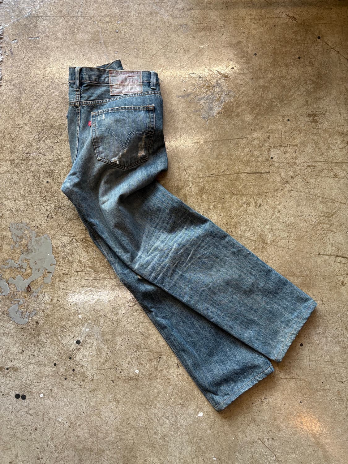 00s 리바이스 디스트로이드 워싱 데님 상품이미지1