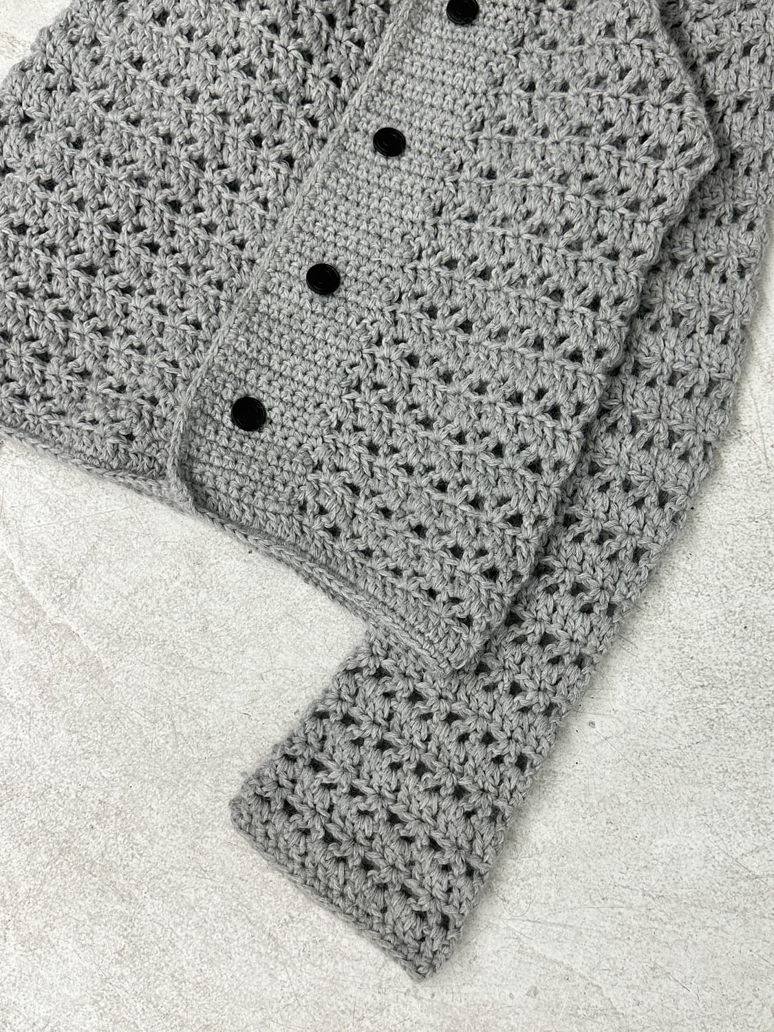 키코 크로셰 니트 가디건 상품이미지6