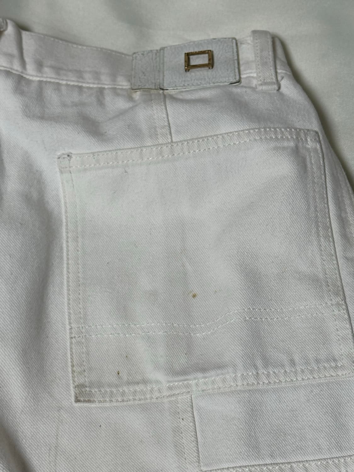 우영미 화이트 와이드 팬츠 상품이미지6