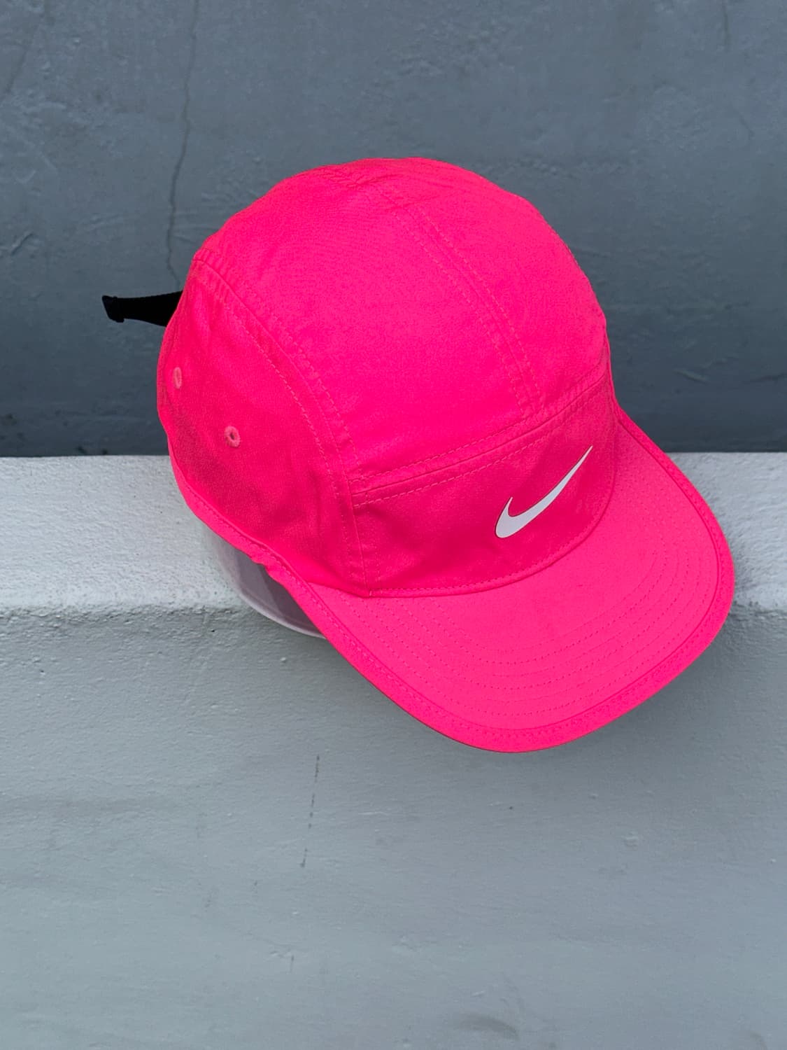 [S-M] NIKE 나이키 로고 핫핑크 캠프캡 러닝 모자 상품이미지2