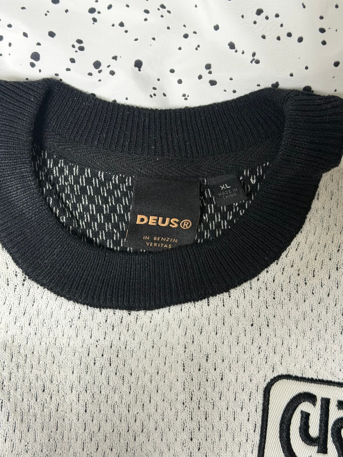 데우스 체크 니트 롱슬리브 XL 상품이미지4