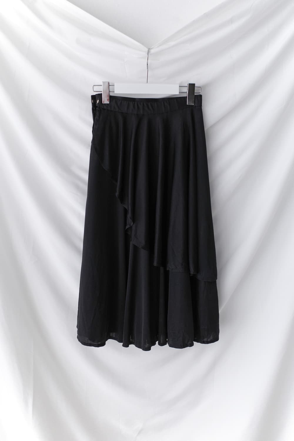unbalanced shirring skirt 상품이미지2