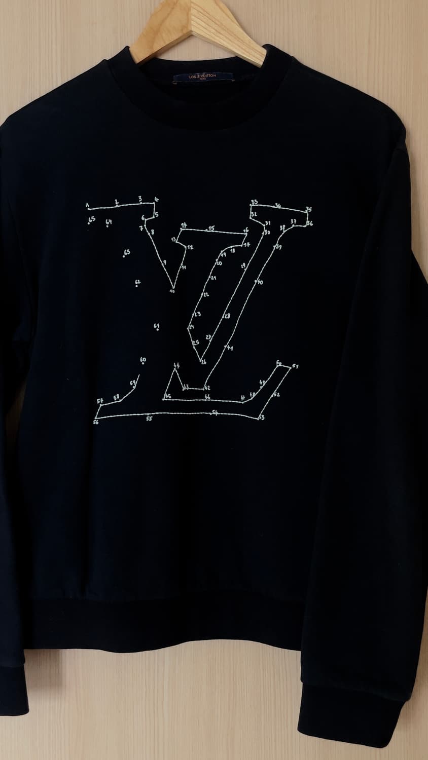 루이비통 LV 스티치 프린트 자수 스웨트셔츠 상품이미지2