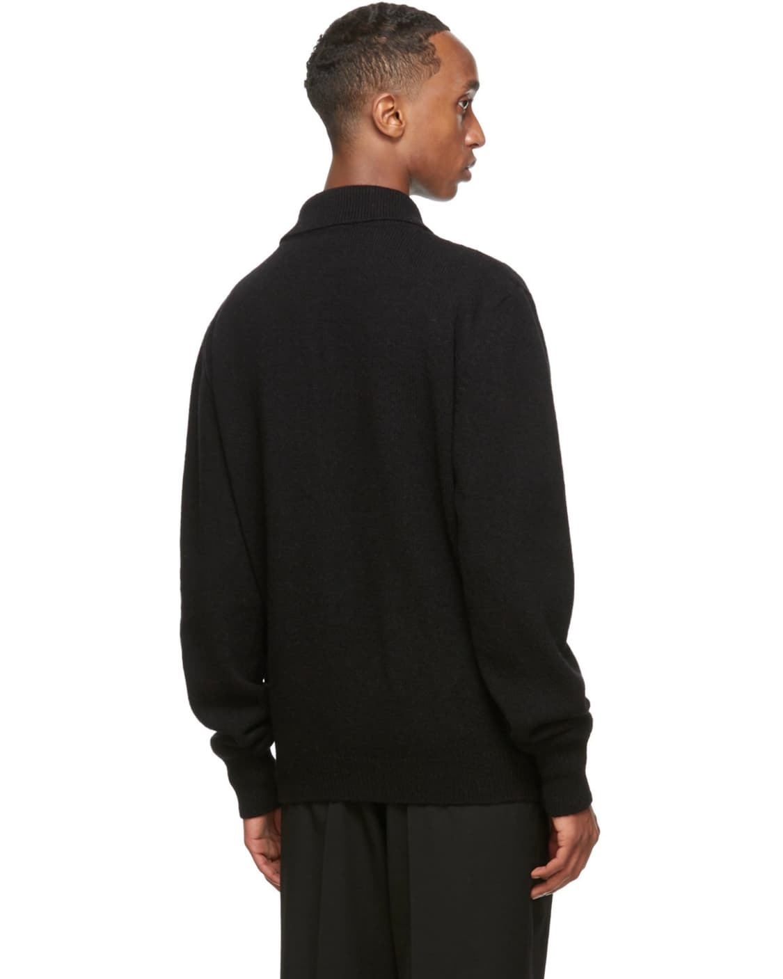 20fw 르메르 울 더블 포켓 가디건 블랙 상품이미지3