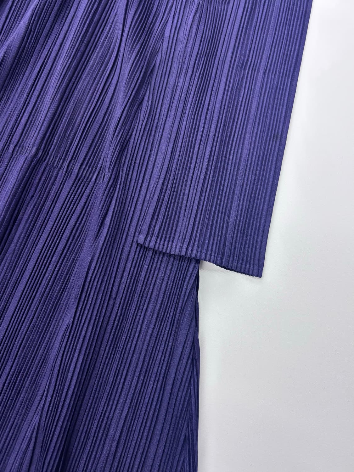 Pleats Please 플리츠플리즈 퍼플 오픈 롱 가디건 상품이미지8
