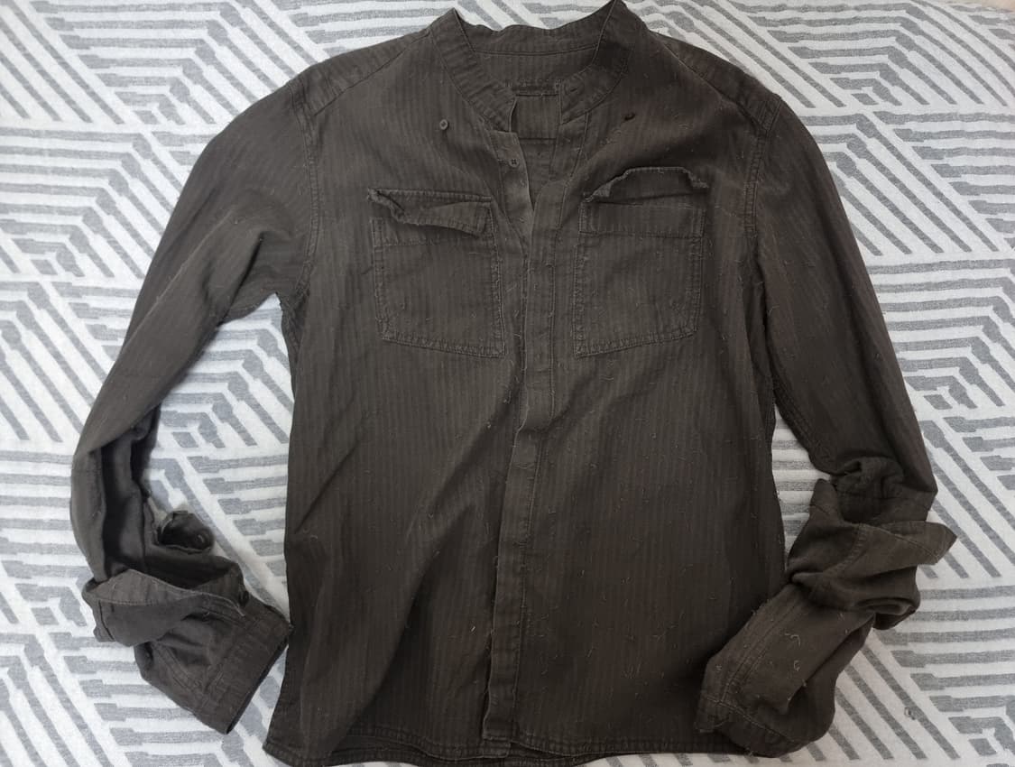 블랙멀 double sleeve field shirt exo ink 상품이미지3