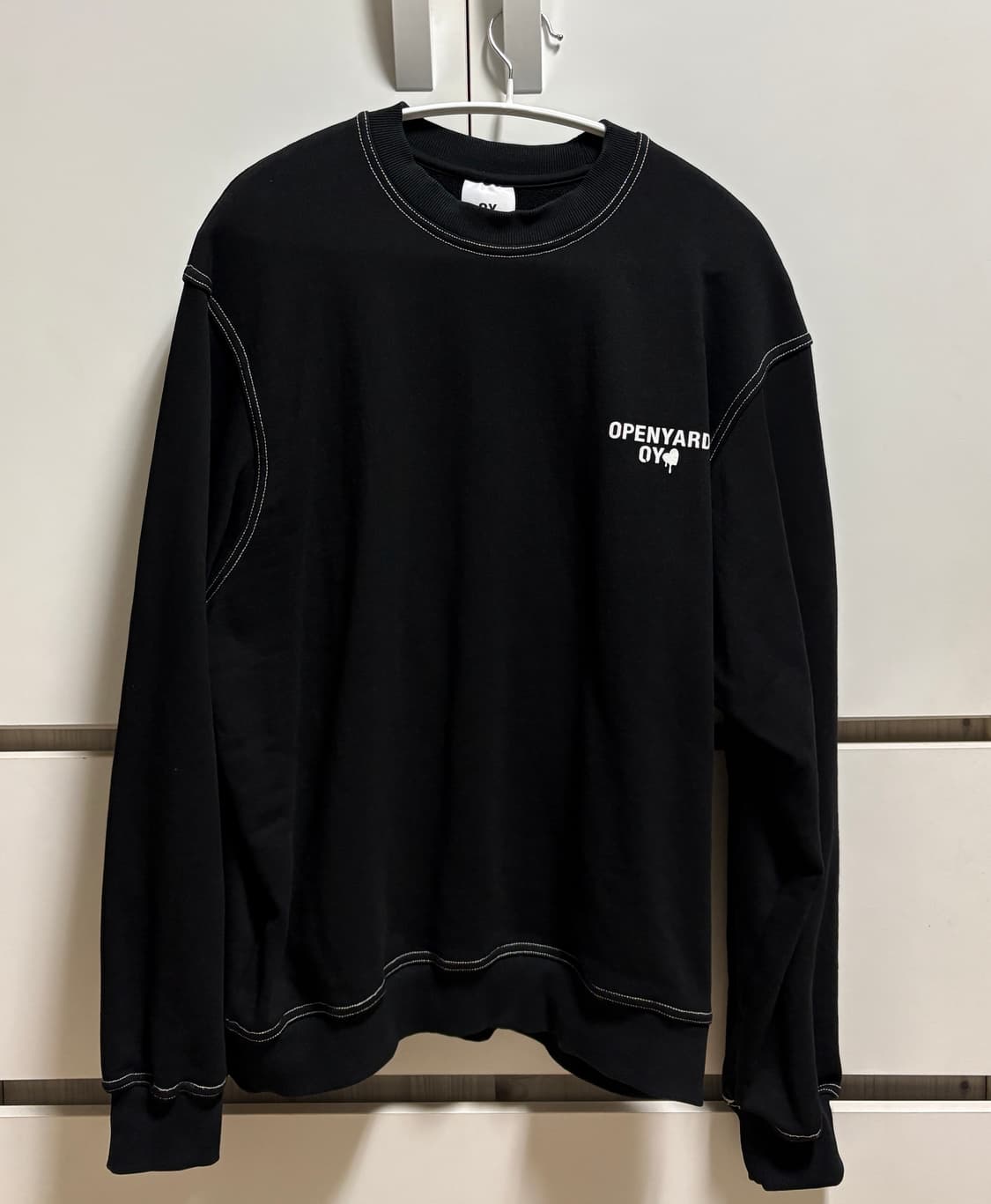 OY EMBOSS MELTING HEART MTM - BLACK 0사이즈 상품이미지4