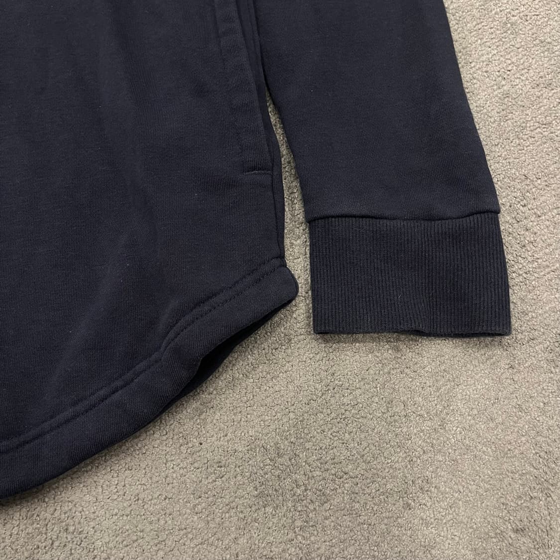 S 아디다스 빅로고 후드티 네이비 상품이미지3