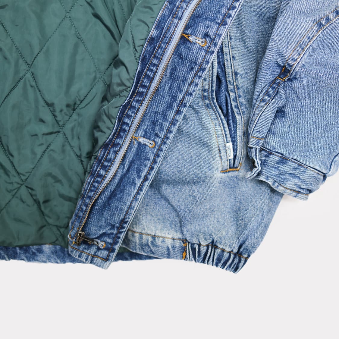 노티카 재팬라인 데님 블루종 인디고블루 L사이즈 상품이미지5