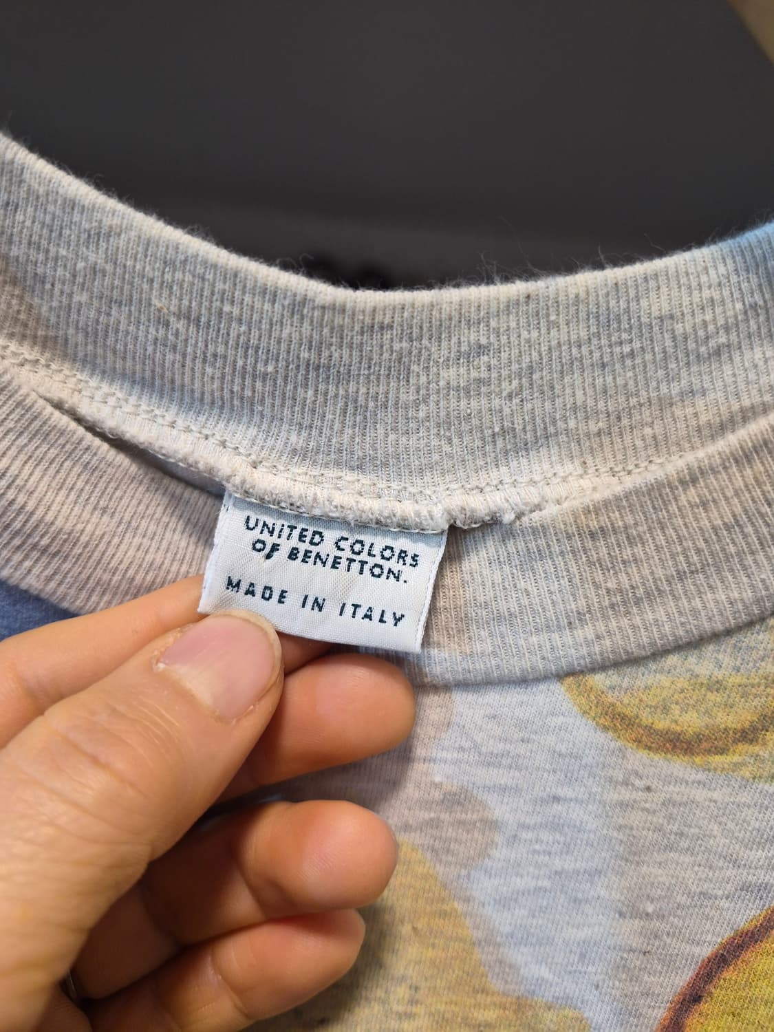 90's베네통 콘돔아트T셔츠 상품이미지7