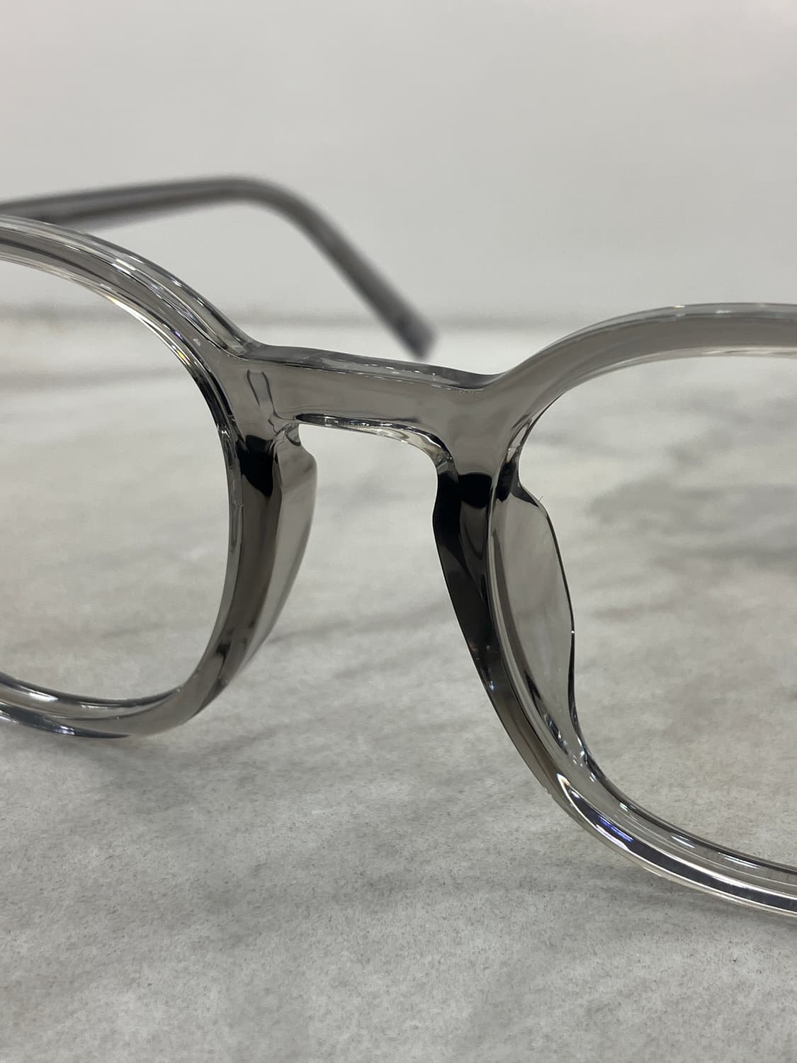 B52 HD 투명 그레이 웰링턴 뿔테 안경6819 상품이미지5