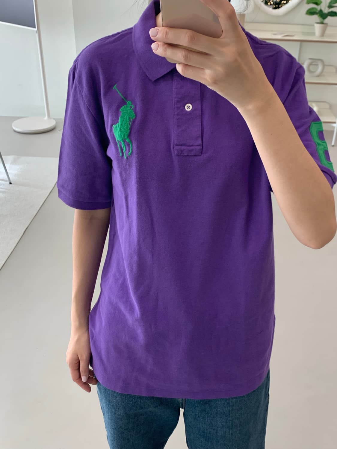 폴로 랄프로렌 보이즈 빅포니 반팔 카라티 XL(20) 상품이미지4