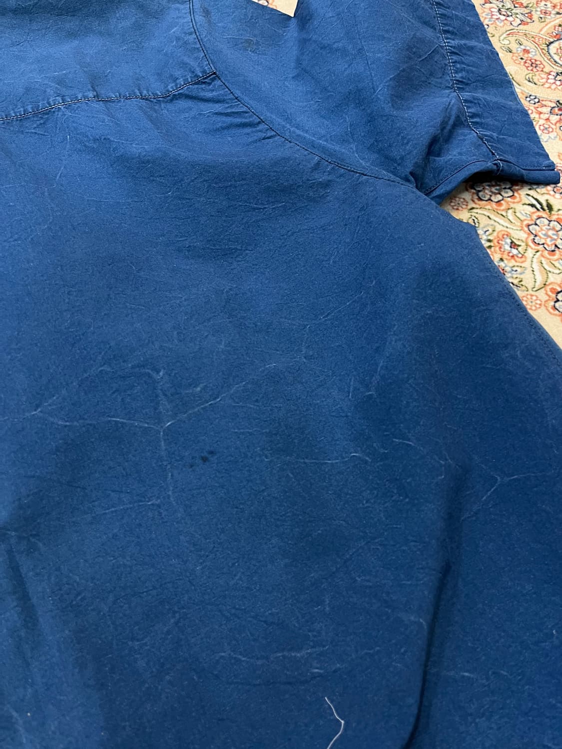 스톤아일랜드 00s 데님 워시드 워크 셔츠 반팔 상품이미지7