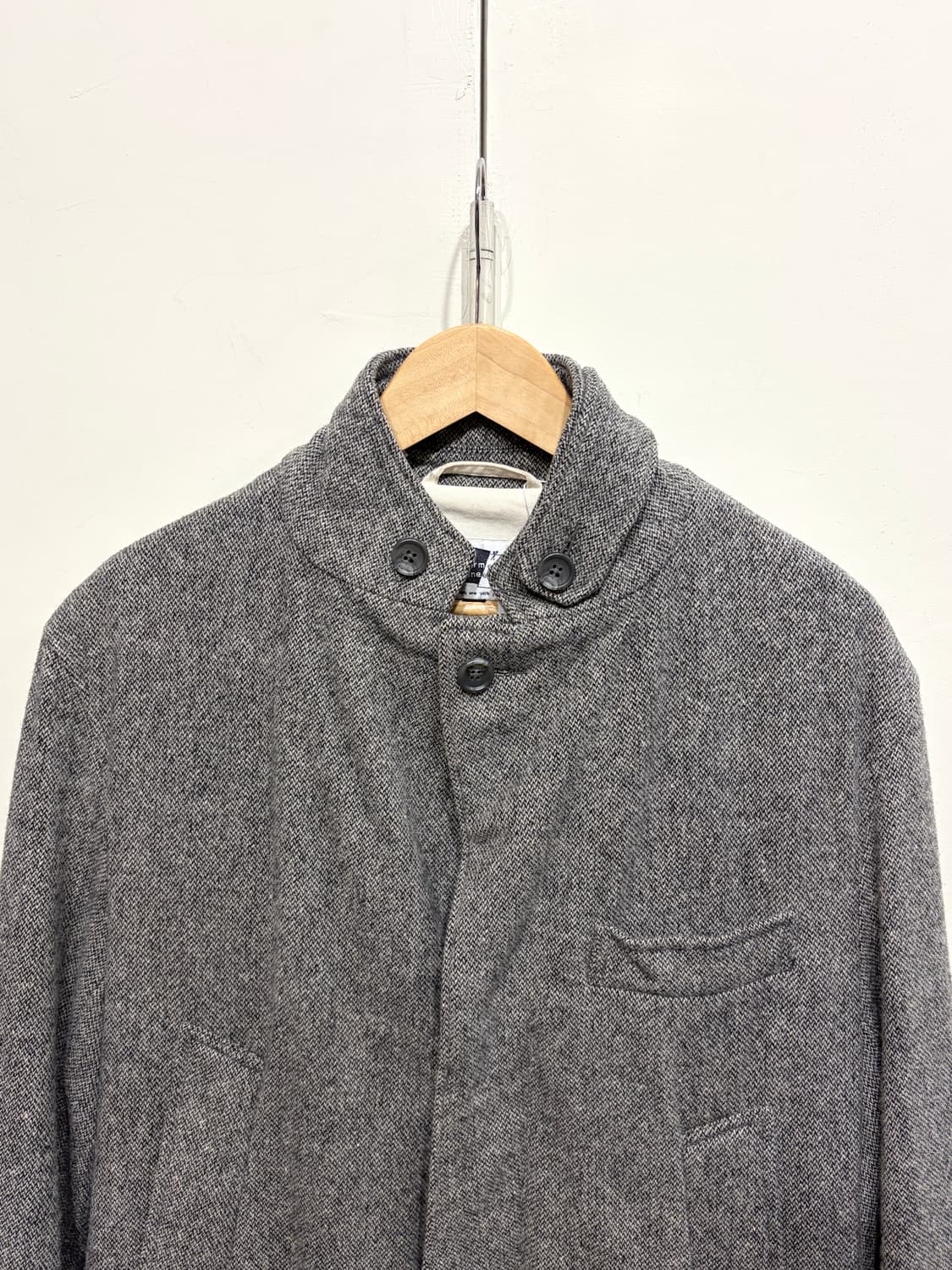 엔지니어드 가먼츠 헤링본 울 코트 상품이미지3