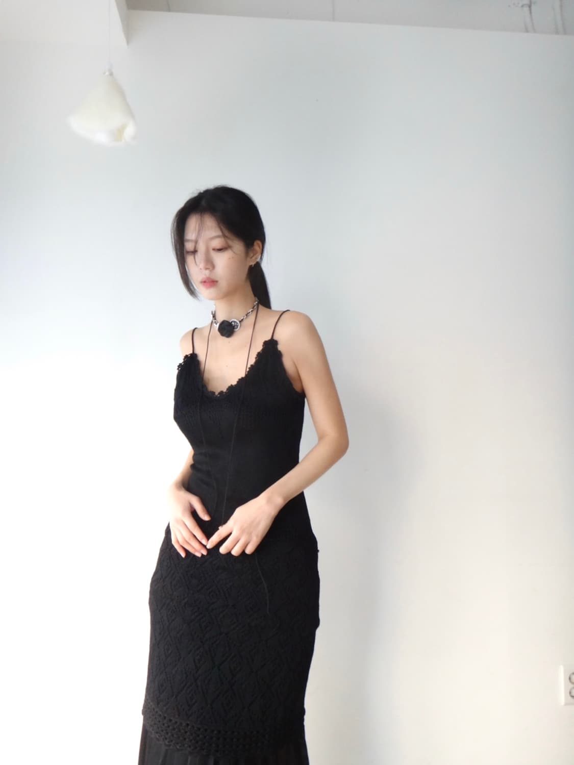 Rose charm fairy choker 상품이미지6