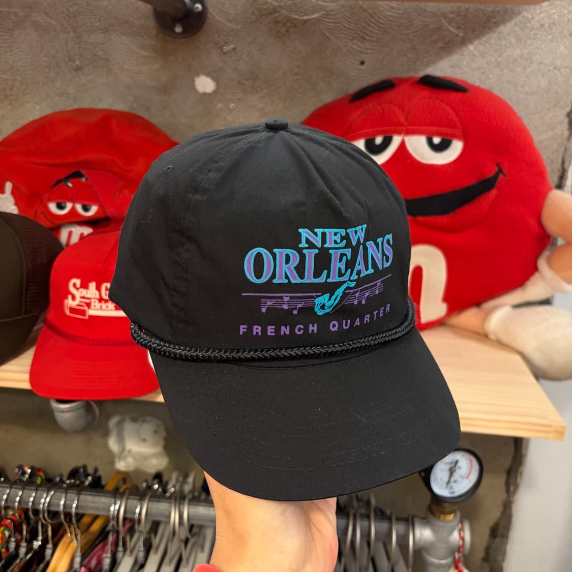90s USA 빈티지 뉴올리언스 트러커 볼캡 모자  상품이미지2