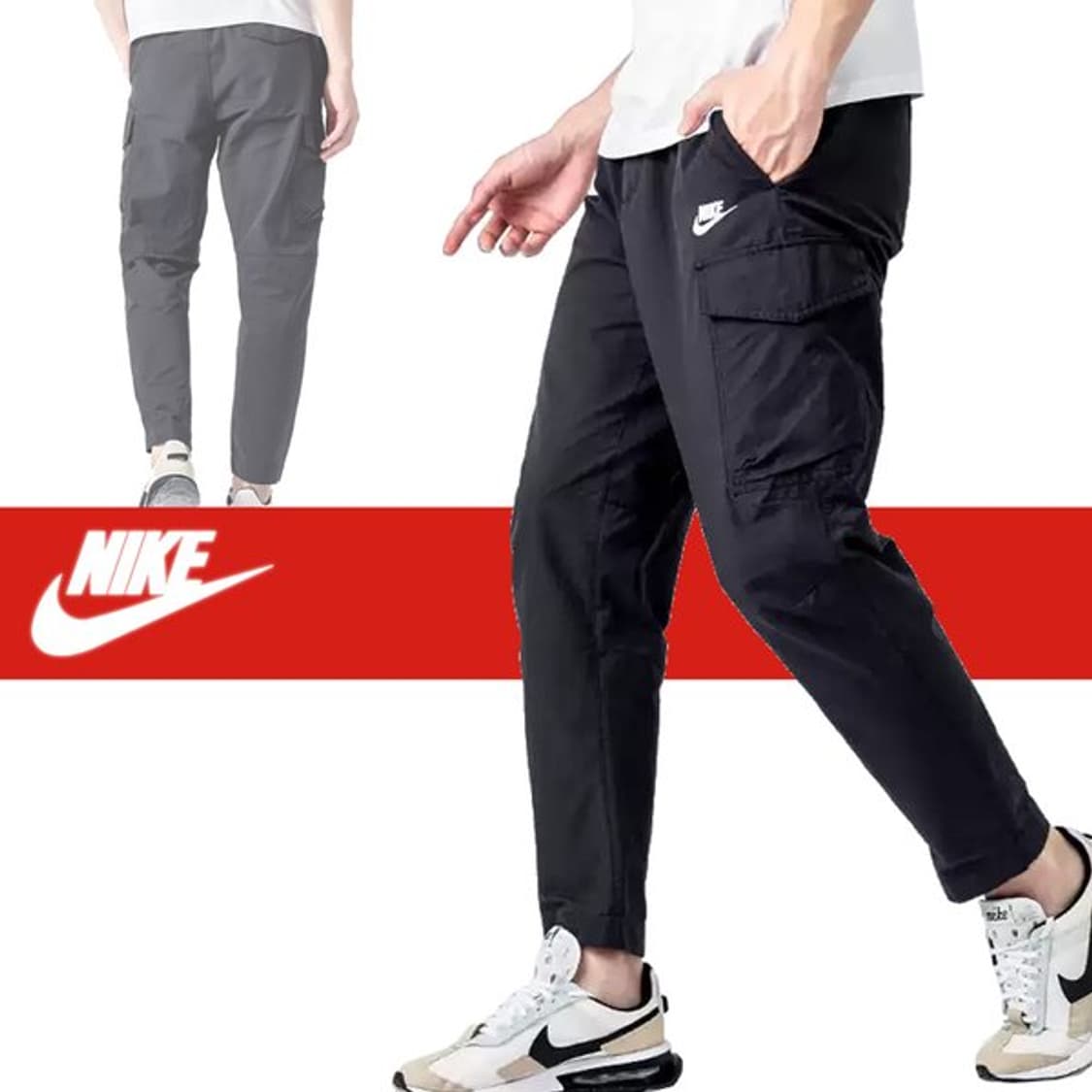 [[M, A급] 나이키(NIKE) 우븐 언라인드 유틸리티 팬츠p211 상품이미지1