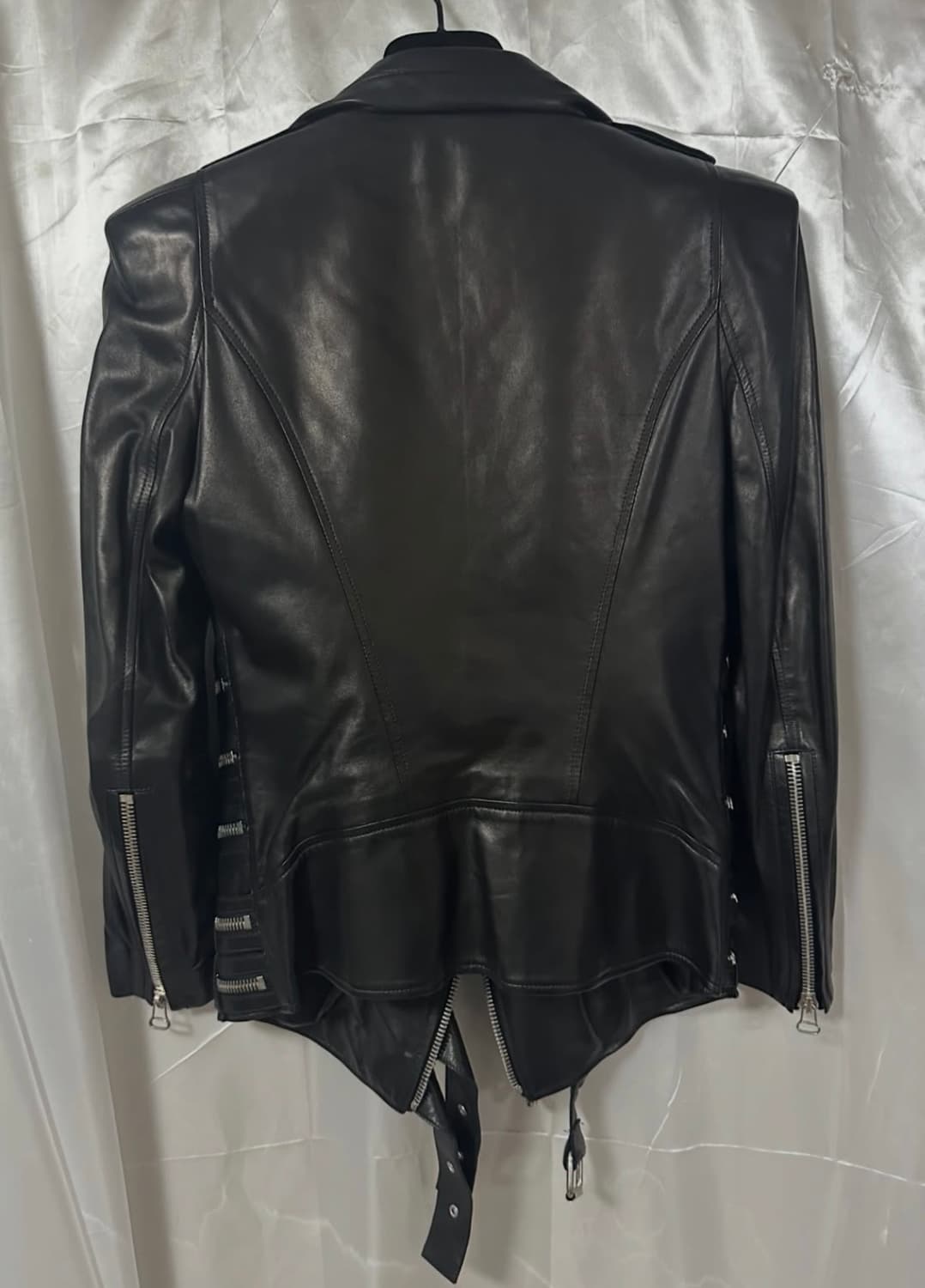 발망 AW09 데카르넹 더블 벨티드 레더 자켓 상품이미지5