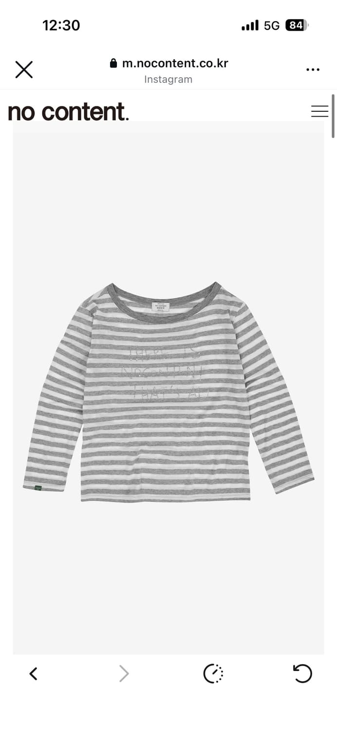 off shoulder stripe T 상품이미지1