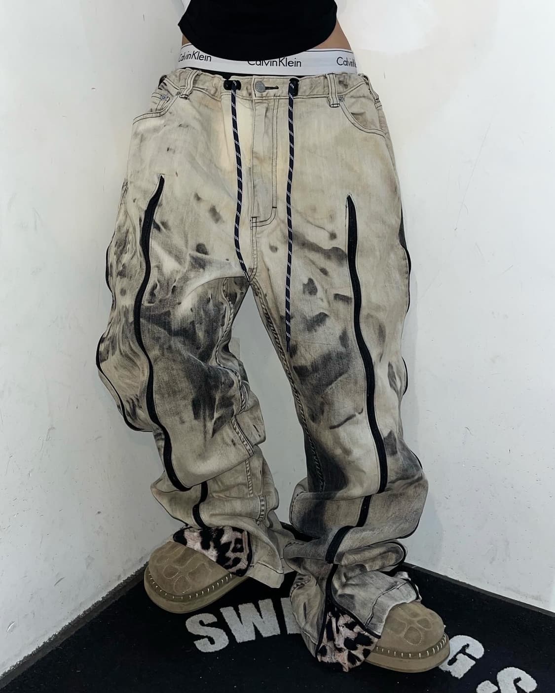 Swinging Custom Wave Leopard Pants 상품이미지2