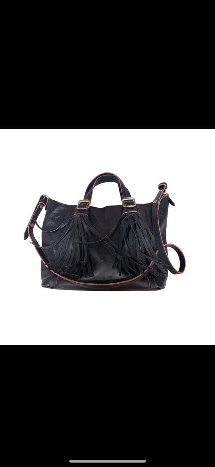 SEE BY CHLOE 프린지 블랙 가죽 토트백 끌로에  상품이미지1