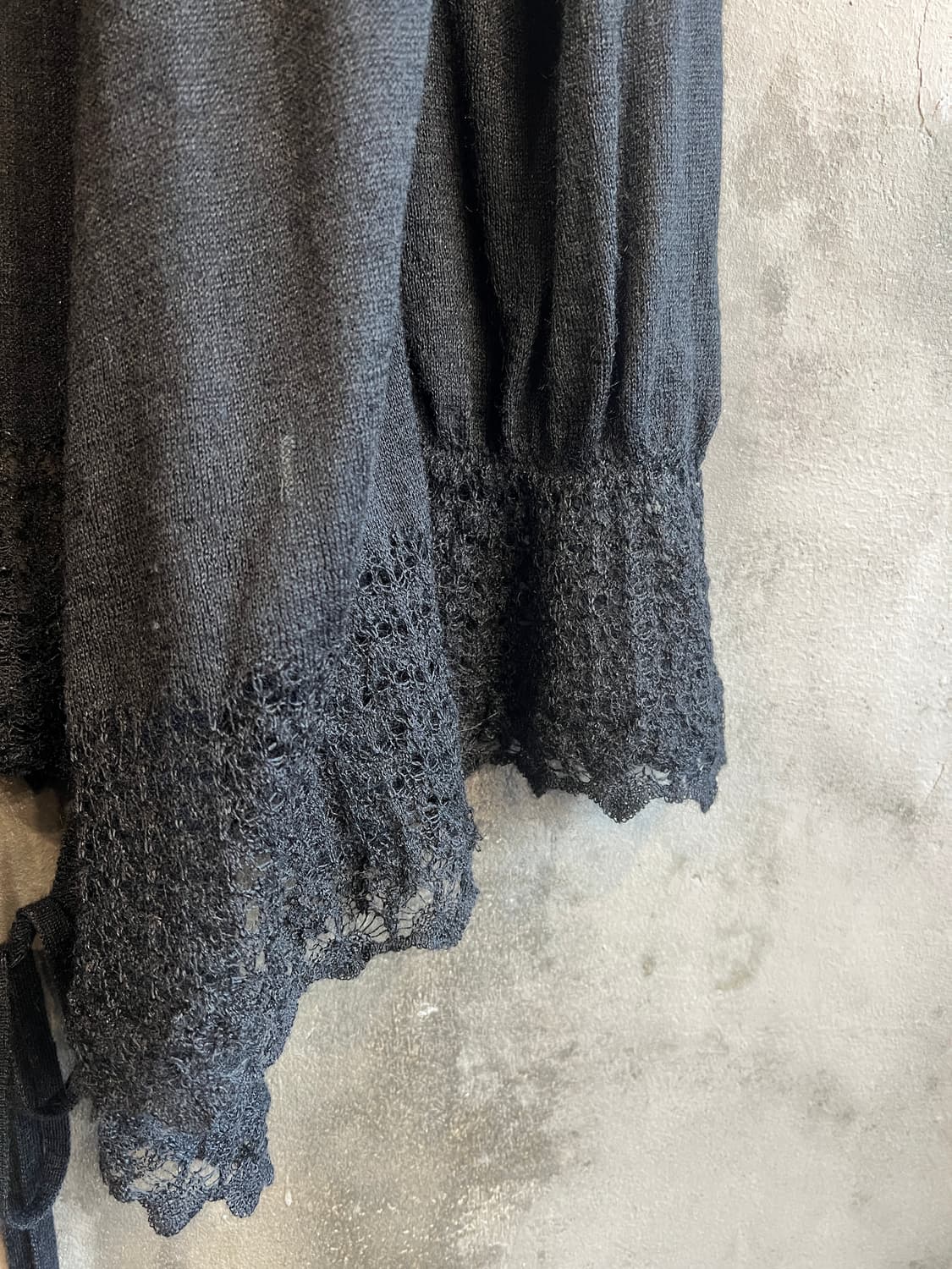 츠모리 치사토 비대칭 레이스 가디건 상품이미지5