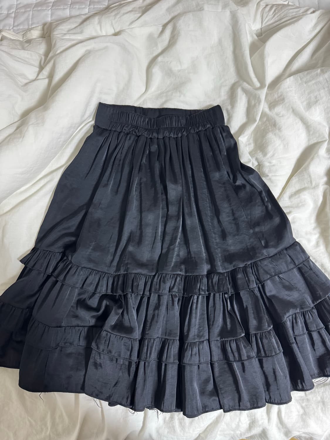 샵페어리 실키 프릴 스커트 상품이미지5