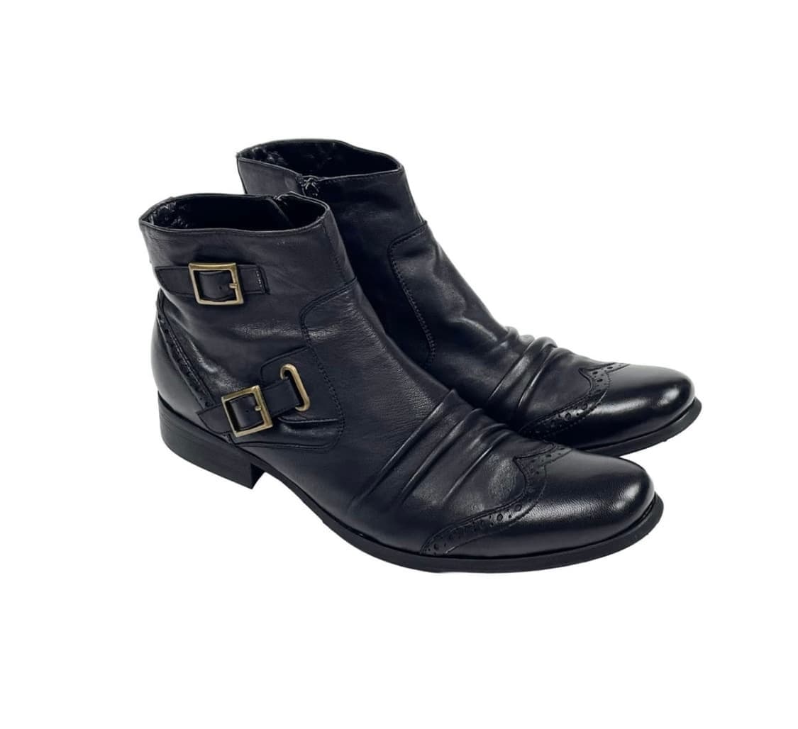 훕데두 주름가공 부츠 상품이미지1