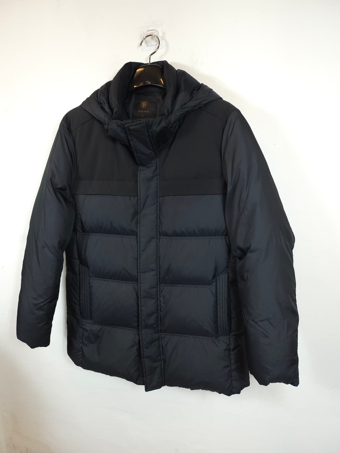 인디안 프리미엄 구스다운 패딩 블랙 105(XL) 새제품급 상품이미지2