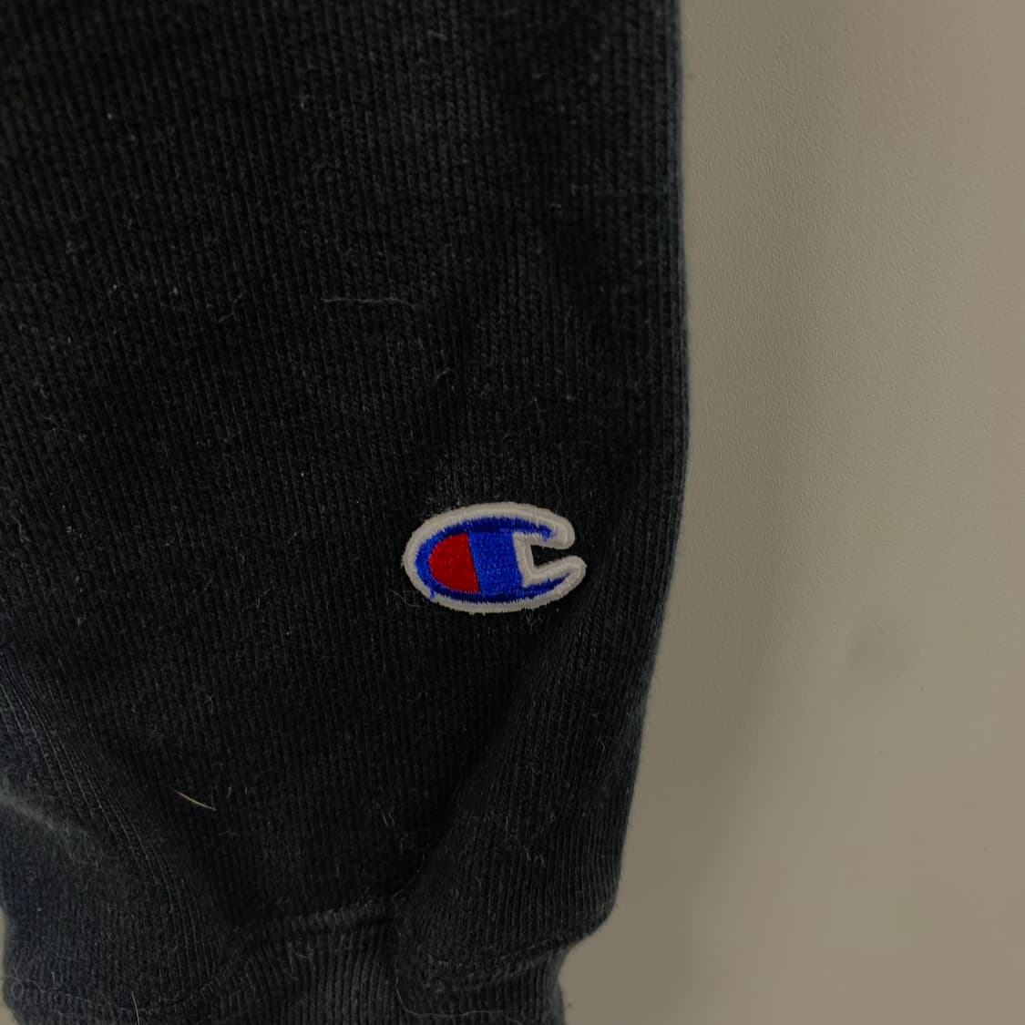 챔피온 리버스위브 블랙 후드티 상품이미지5