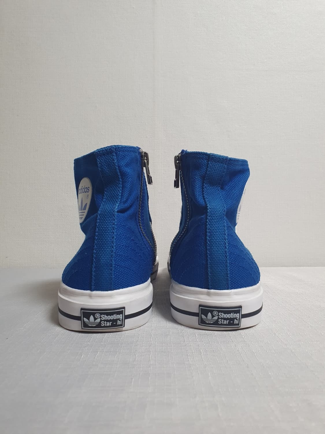 265mm 아디다스 x 니고 슈팅스타 캔버스 하이탑 다크 블루 스니커즈 상품이미지7