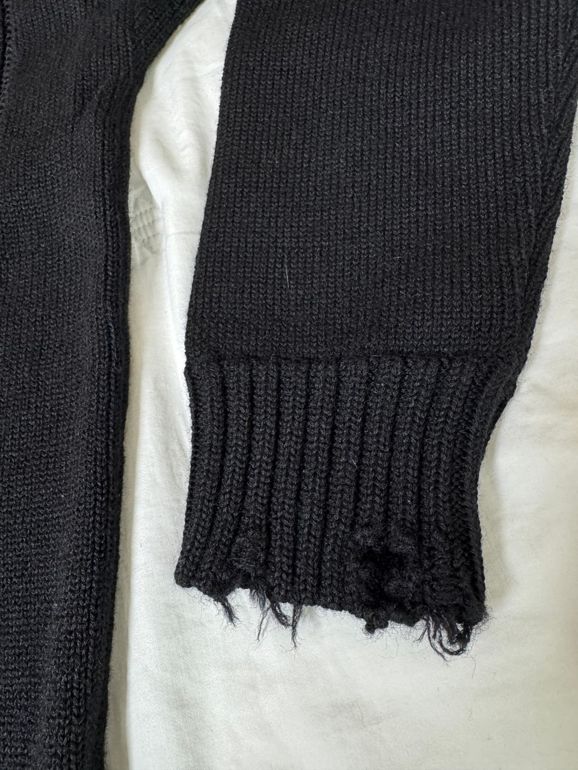 메종마르지엘라 하프 케이블 패턴 울 니트 xl팝니다 상품이미지5