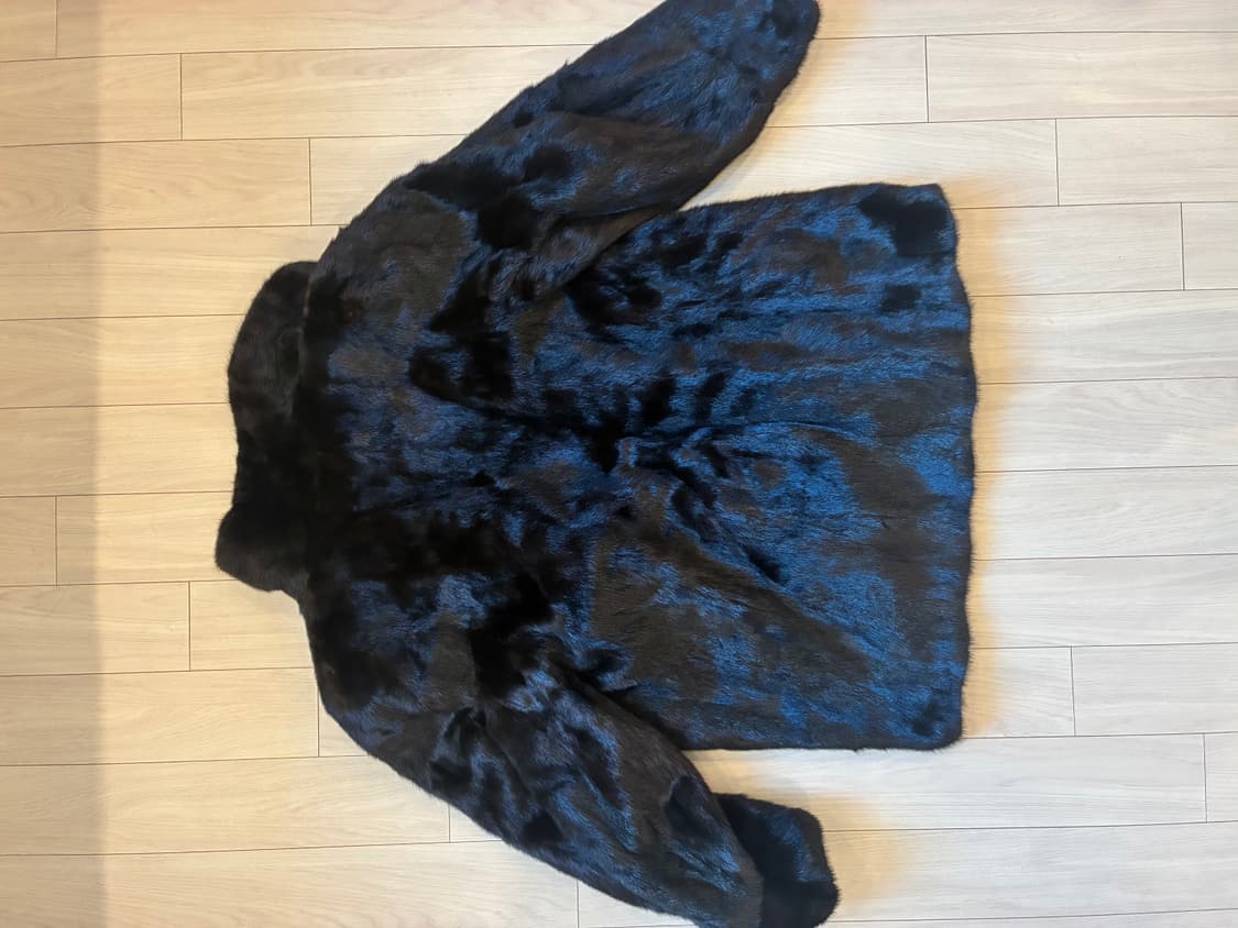 일본 빈티지 100% 천연 밍크 퍼 하프코트 상품이미지5