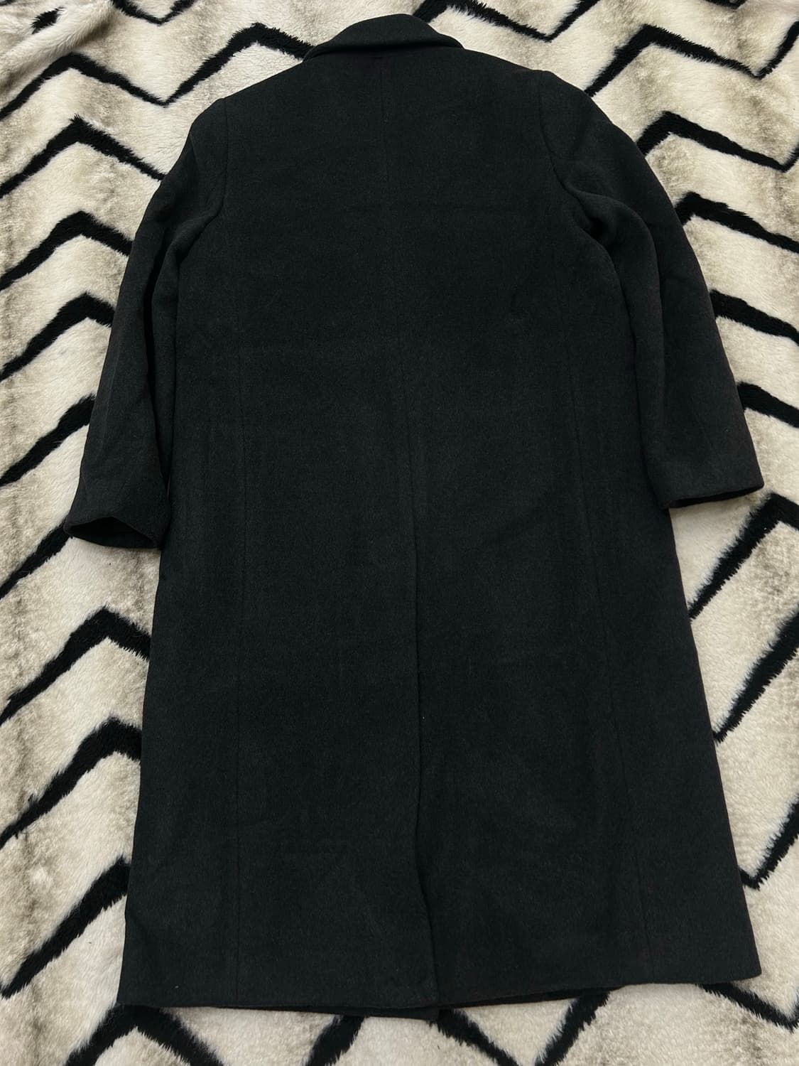 [여성L]무신사스탠다드 캐시미어 블렌드 체스터 롱코트/챠콜그레이 상품이미지4