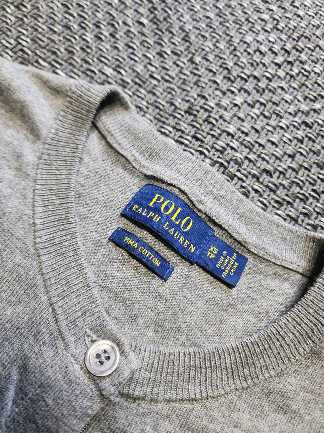 여성 폴로 랄프로렌 회색 가디건  XS 상품이미지5