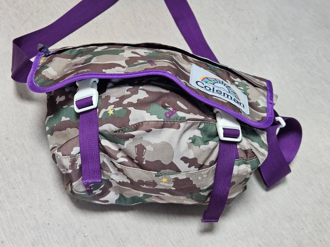 💜콜맨 빈티지 카모 크로스백/카모플라쥬 밀리터리 상품이미지5