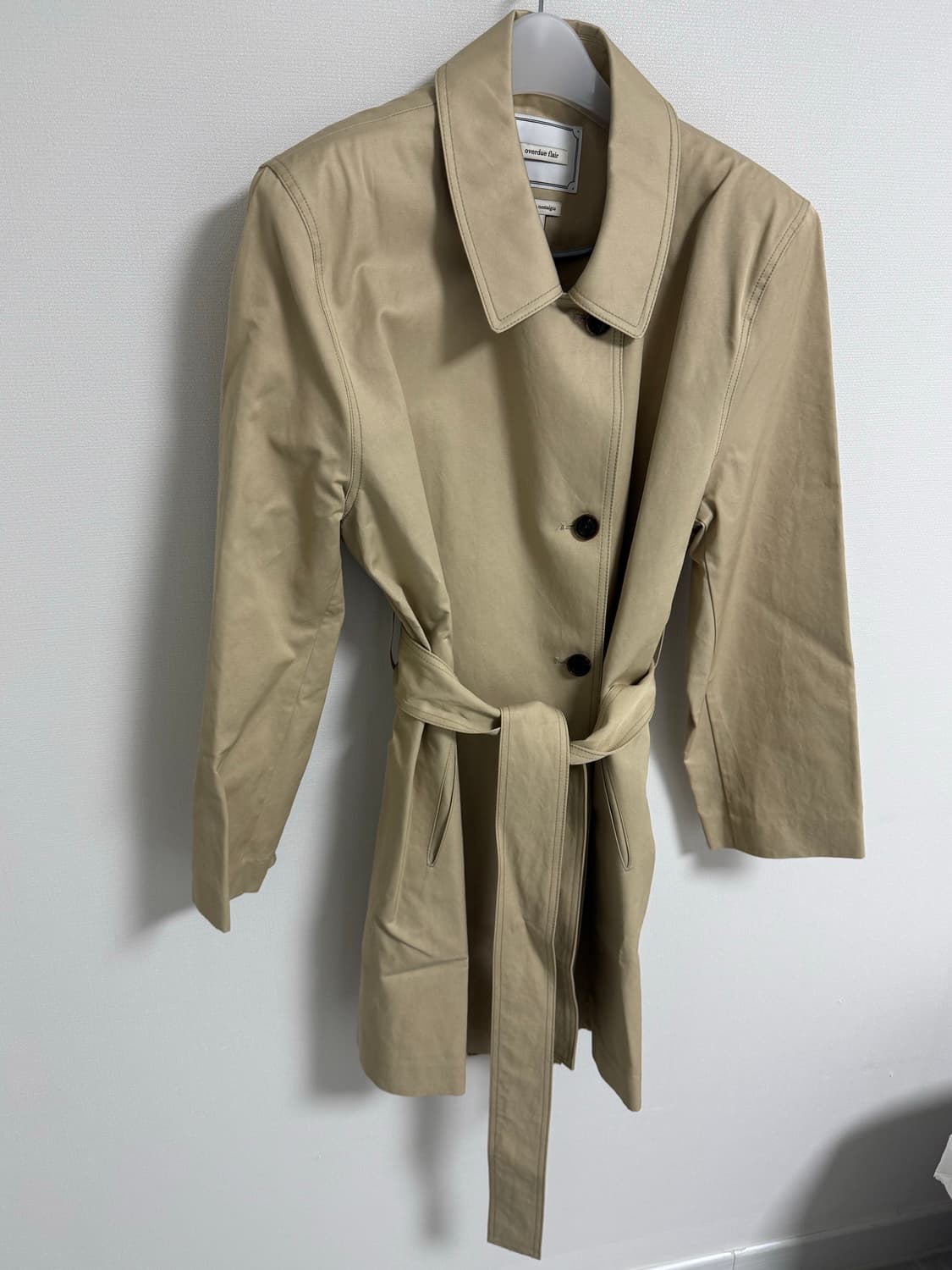 오버듀플레어 하프 트렌치 코트 상품이미지6