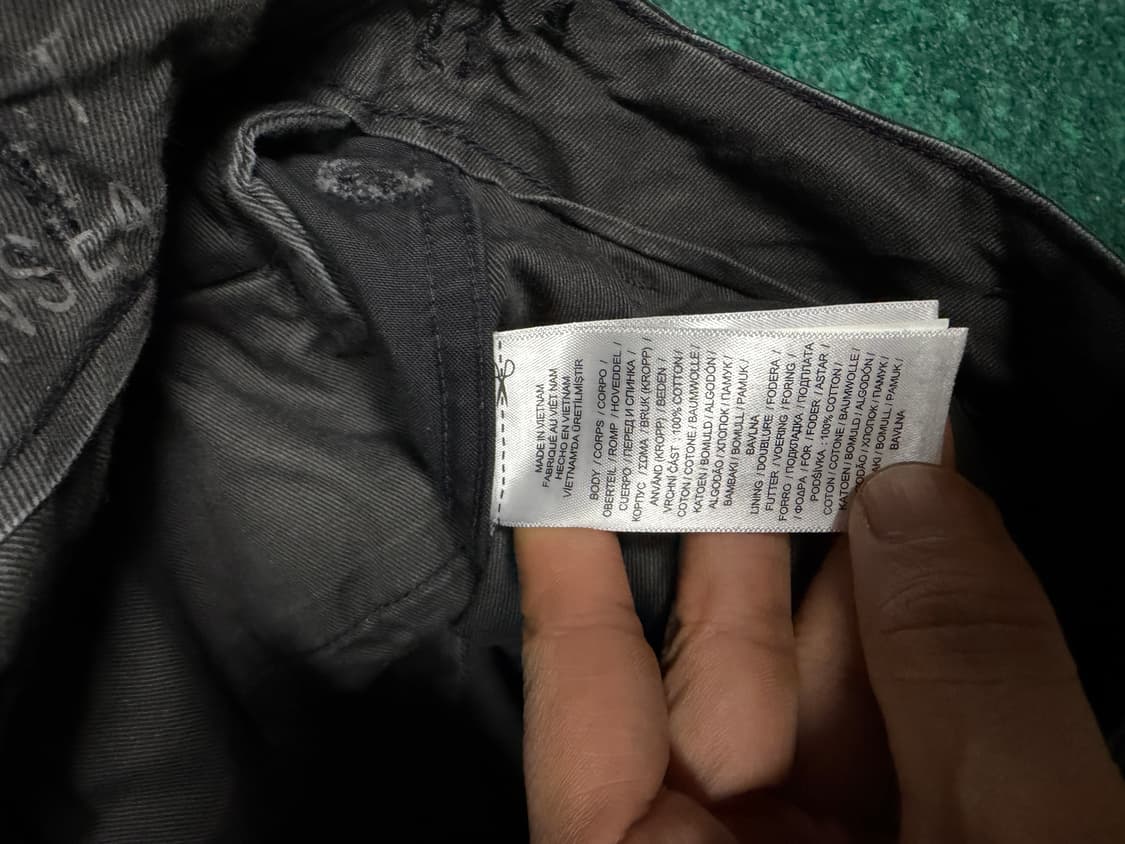 [31x32]더블알엘 rrl 서플라스 카고 팬츠 블랙 상품이미지5