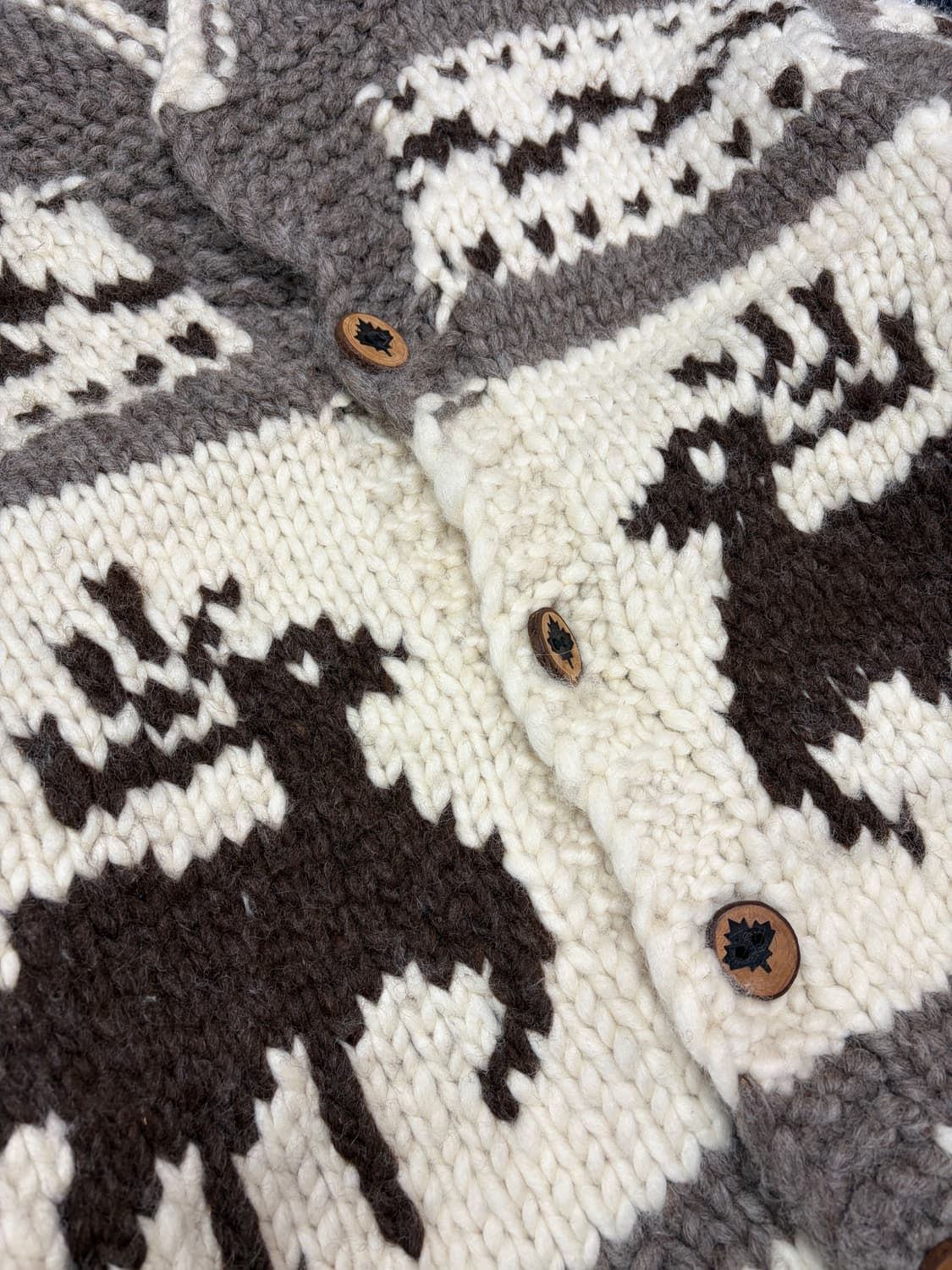 오리지널 Cowichan 코위찬 2XL (캐네디언 스웨터) 상품이미지4