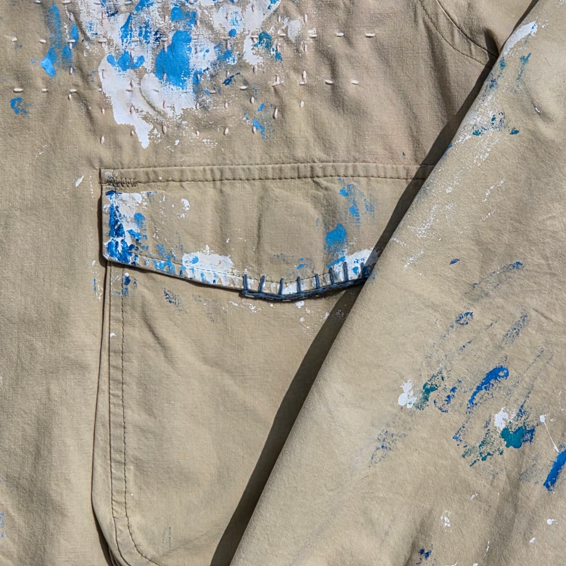 S.O/ 핸드페인팅, 자수 커스텀 자켓 상품이미지4