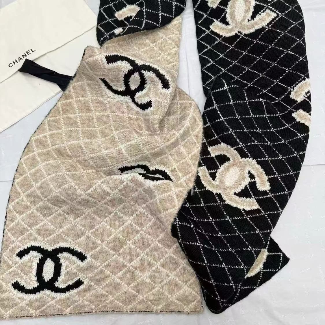 (새상품)샤넬리버시블양면머플러 상품이미지2