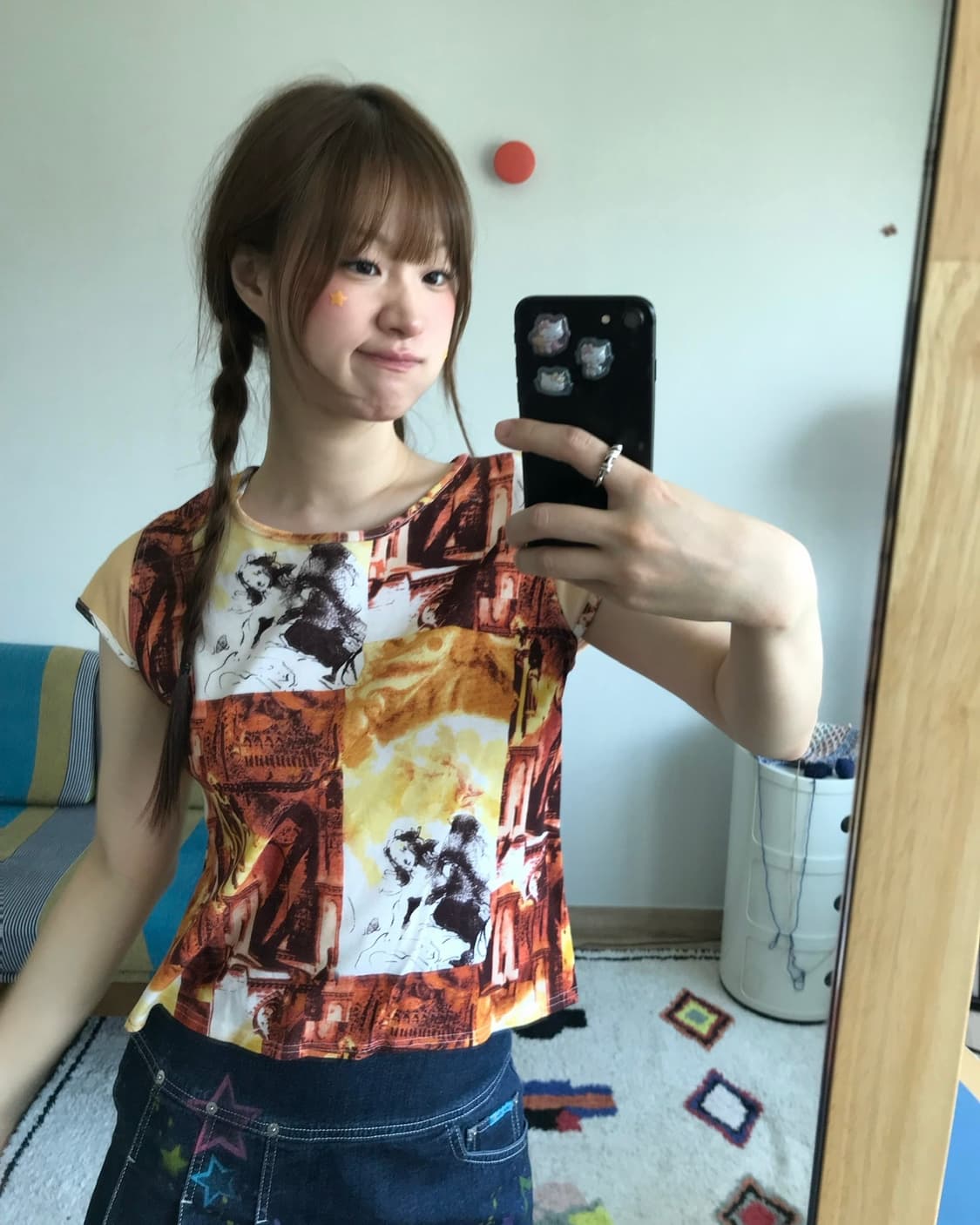 angel printing tee 상품이미지1