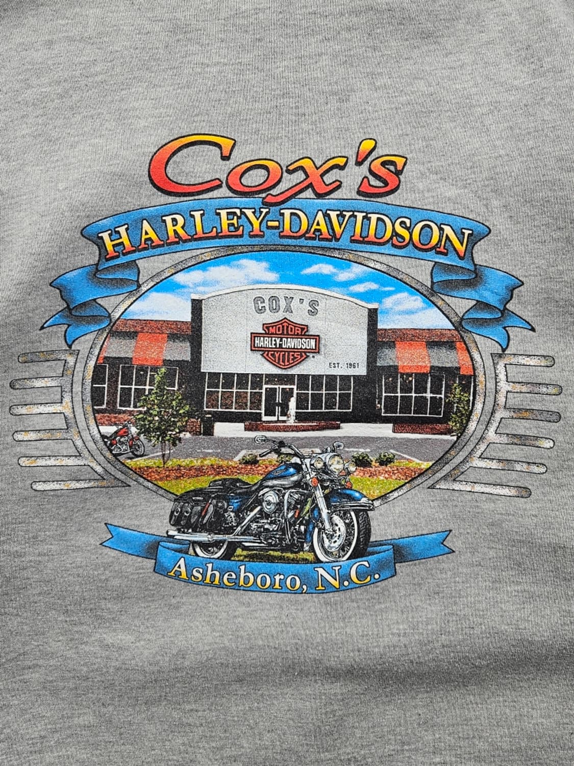 00's 할리데이비슨 애쉬버러 스펠아웃 맨투맨 스웻셔츠(XL)/10941 상품이미지9