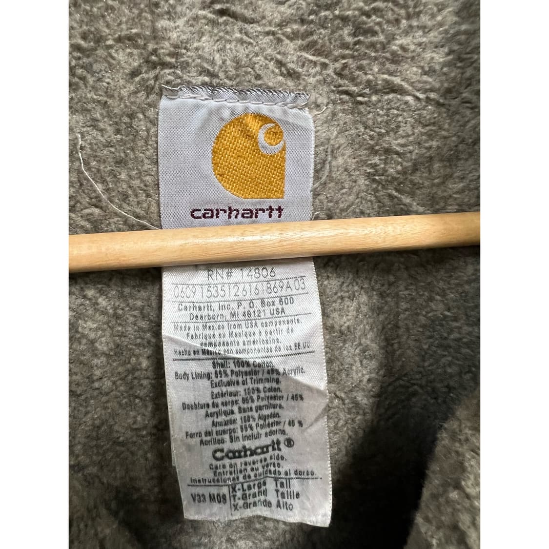 빈티지 칼하트 쉐르파 베스트 상품이미지6