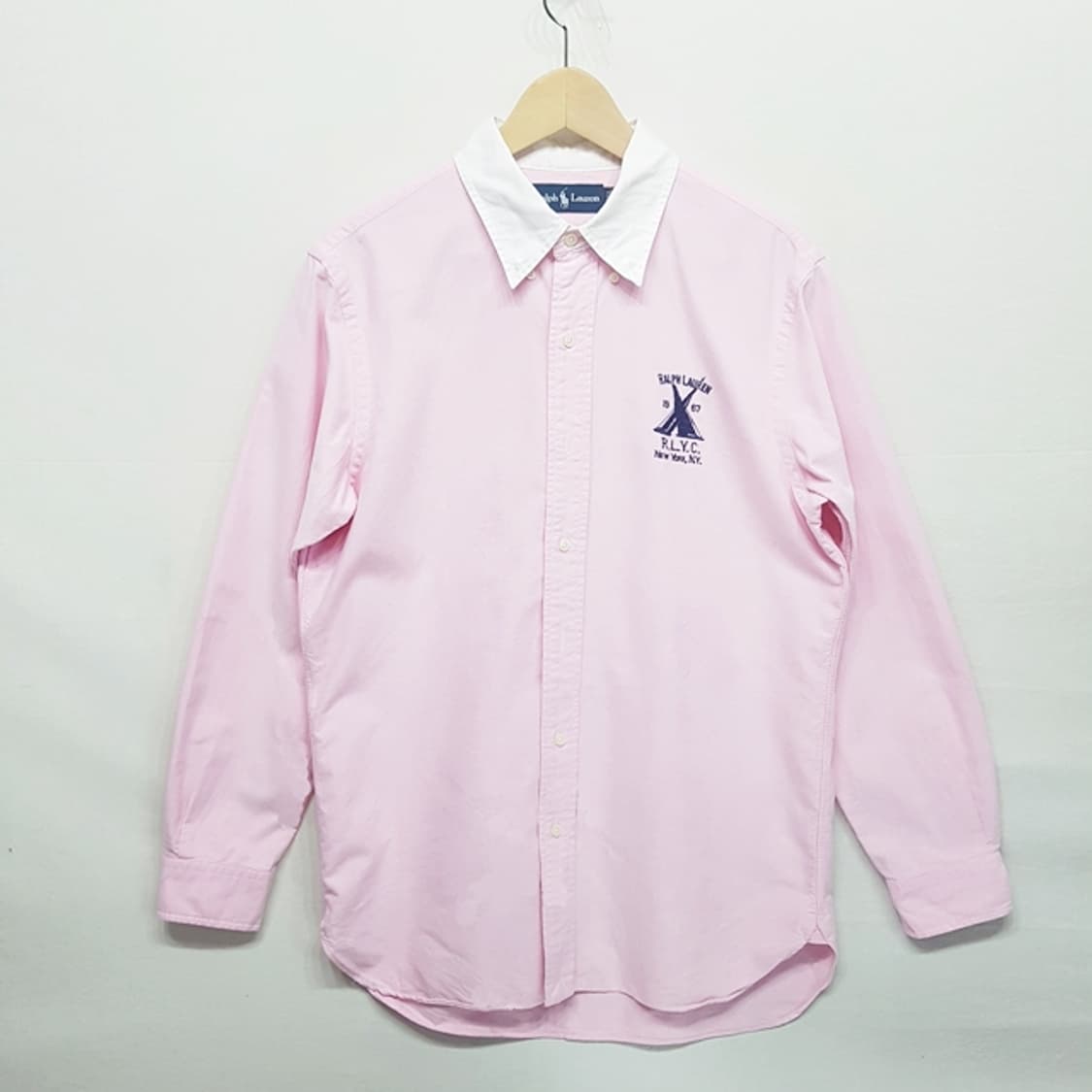 랄프로렌 버튼다운 셔츠 핑크 남성용 상품이미지1