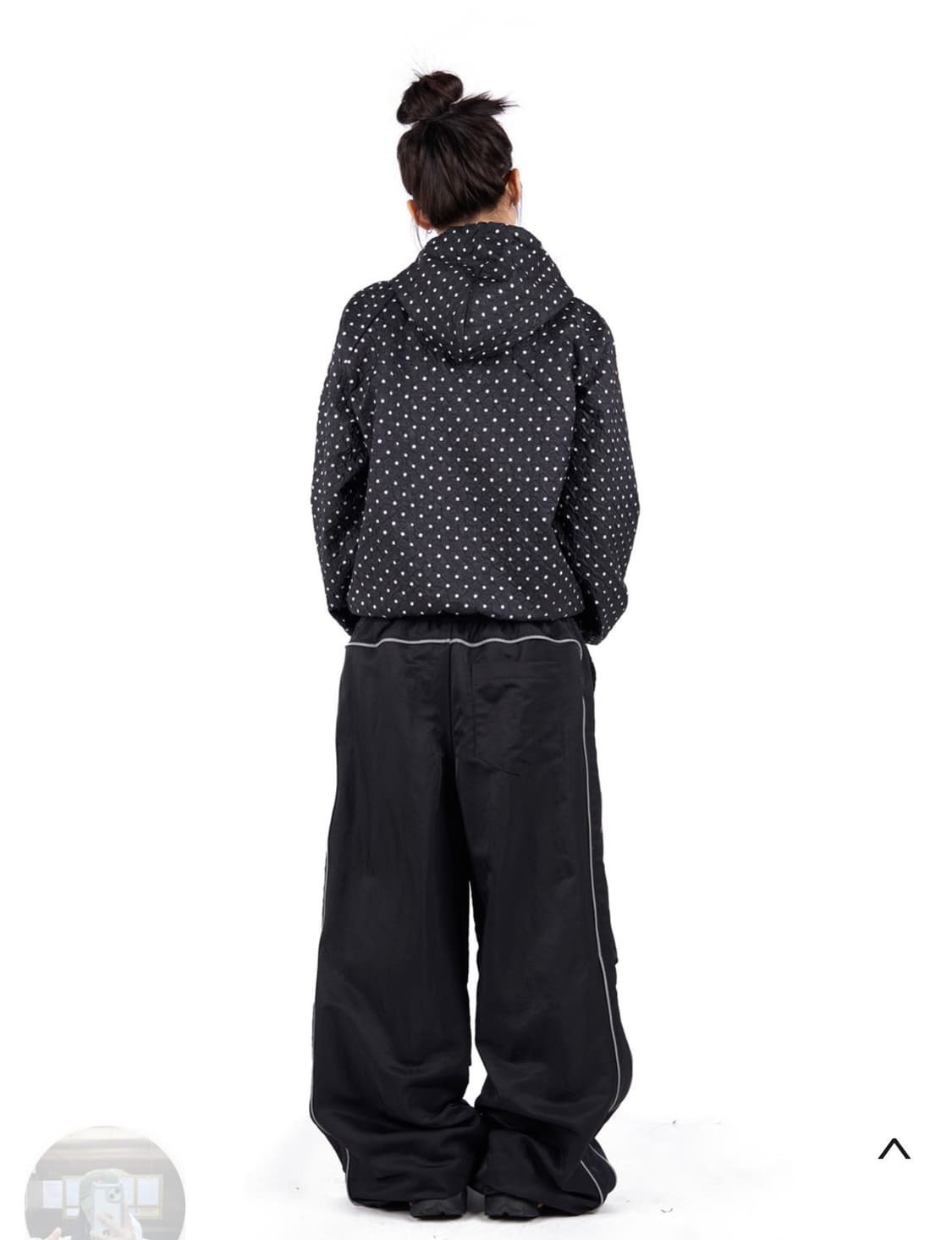 릿킴 도트 후드 자켓 상품이미지2