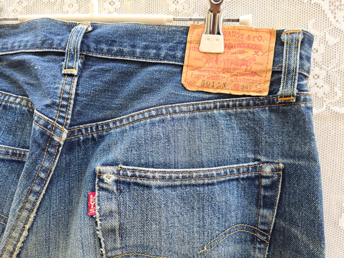 90s 리바이스 LVC 501XX 555 공장 (made in usa) 상품이미지6