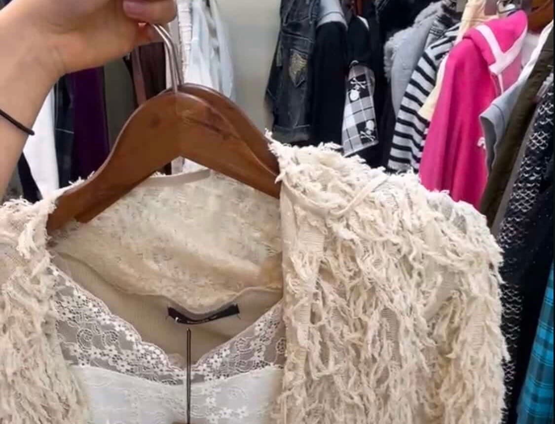 아이보리 그런지 상의셑 상품이미지1