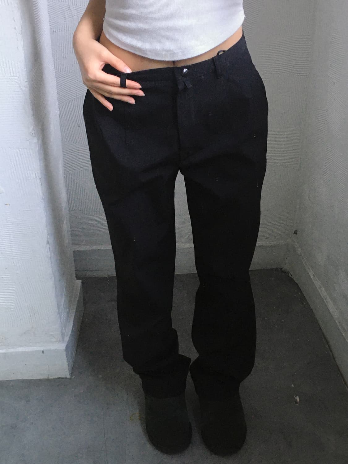 Jil Sander 질샌더 블랙 슬랙스 상품이미지2